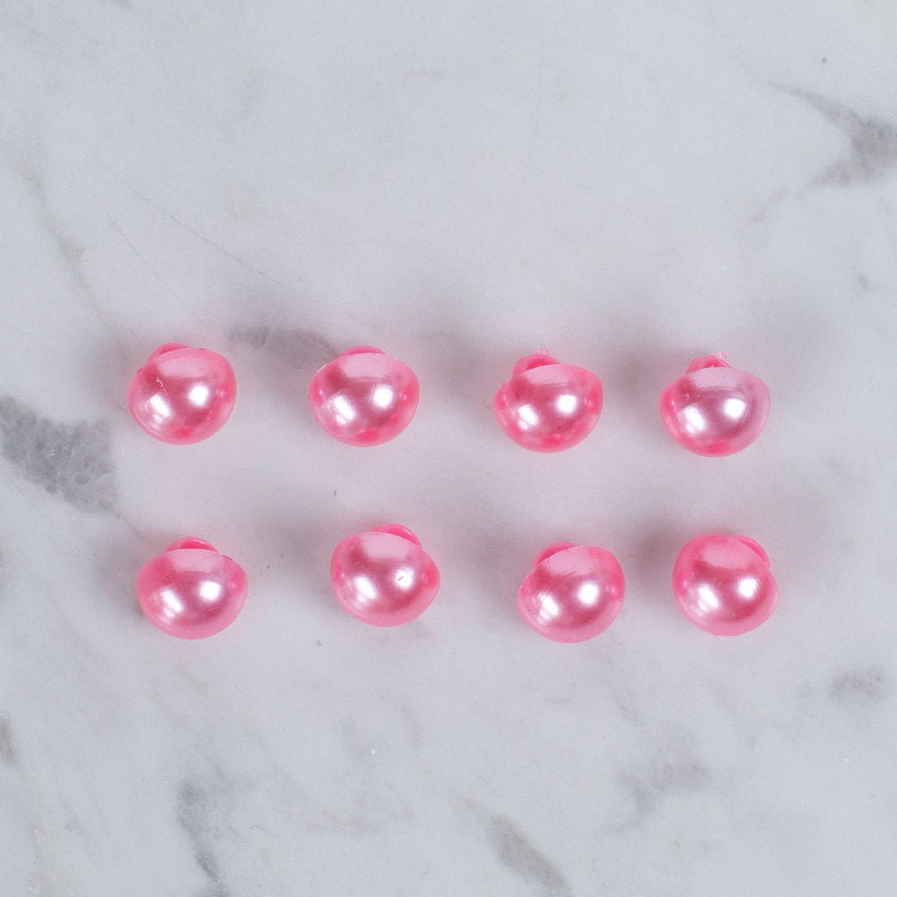 Loren Crafts 8 Pack Button, Pink - 151