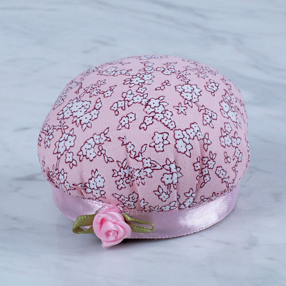 Loren Arm Pincushion, Flower Patterned - Light Pink
