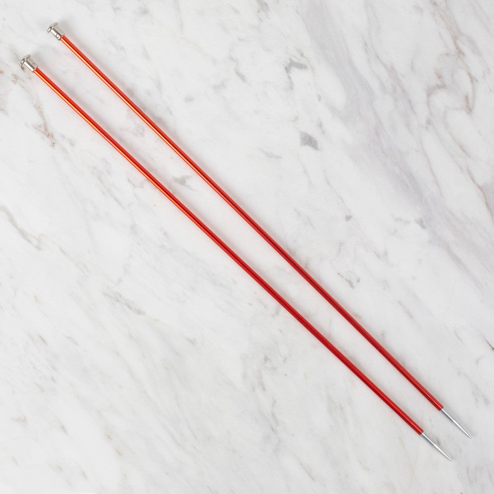 Loren Rythm Knitting Needle, Metal, 4mm, Red