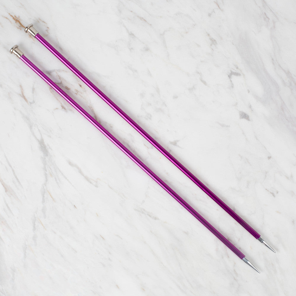Loren Rythm Knitting Needle, Metal, 6mm, Purple