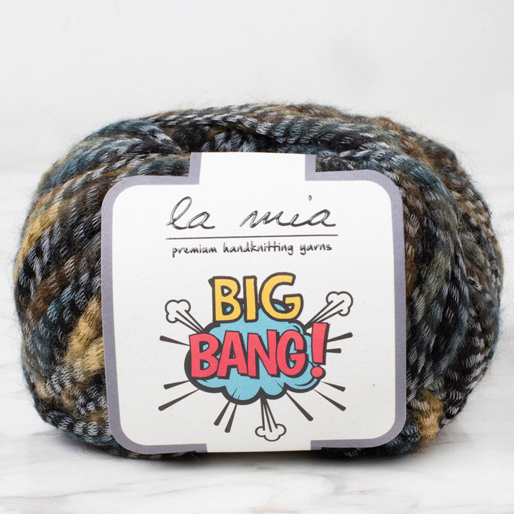 La Mia Big Bang Knitting Yarn, Variegated - LBN20