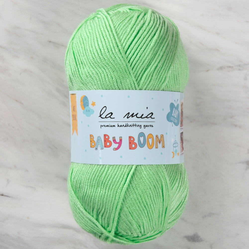 La Mia Baby Boom Yarn, Light Green - 491
