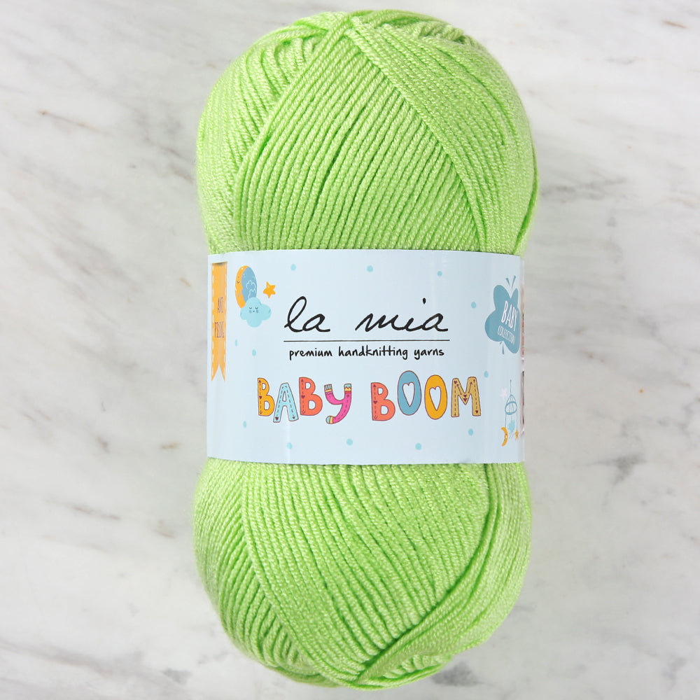 La Mia Baby Boom Yarn, Light Green - 494