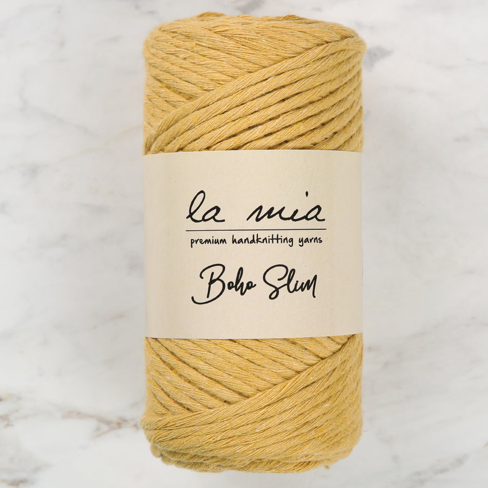 La Mia Boho Slim Yarn, Mustard Yellow - L133