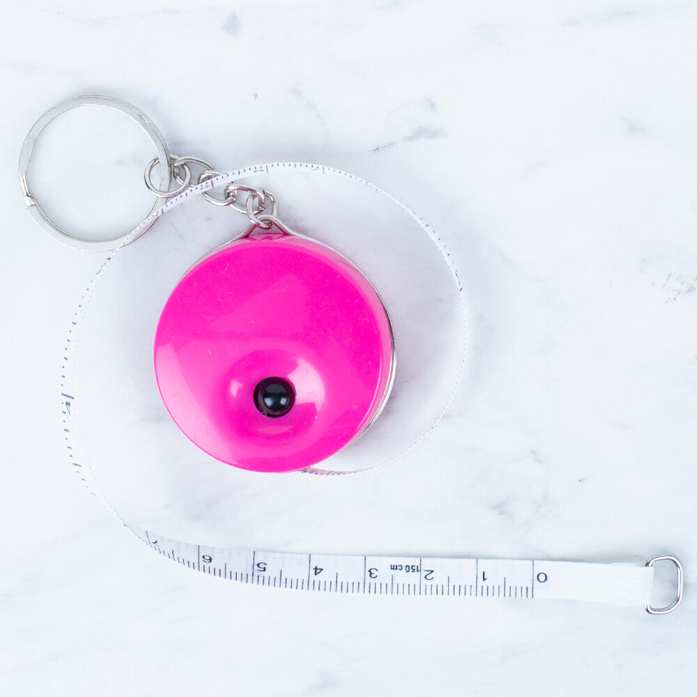 Loren Retractable Tape Measure, Fuchsia - DJ.253XS