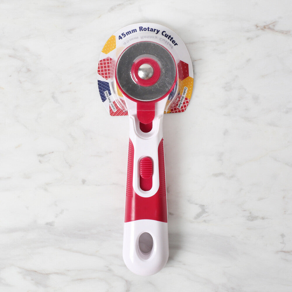 Loren 45mm Rotary Cutter, Dark Red - N4379