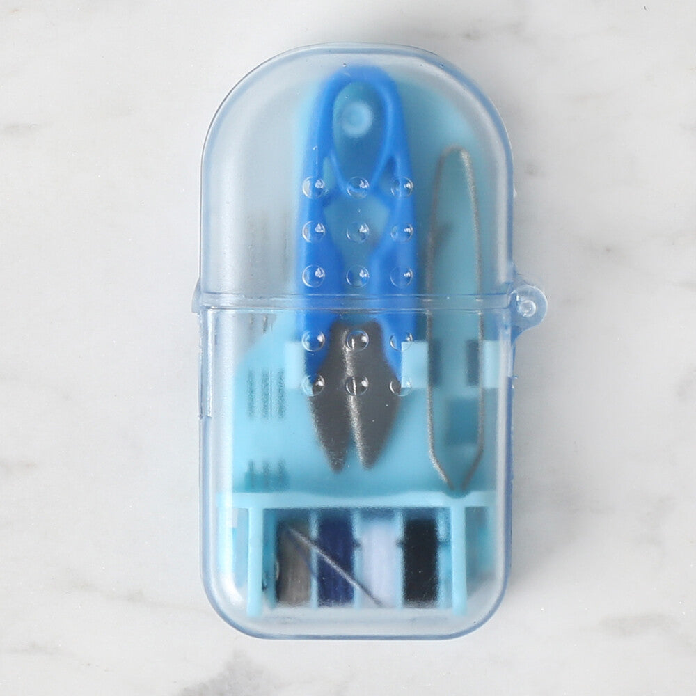 Loren Sew Go Sewing Kit, Blue - N4360