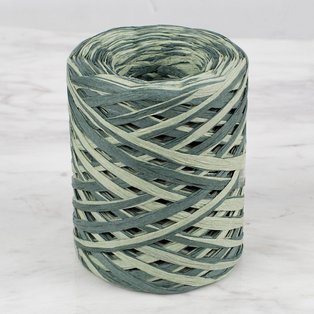 Loren Natural Raffia Paper Yarn, Variegated, 50 gr