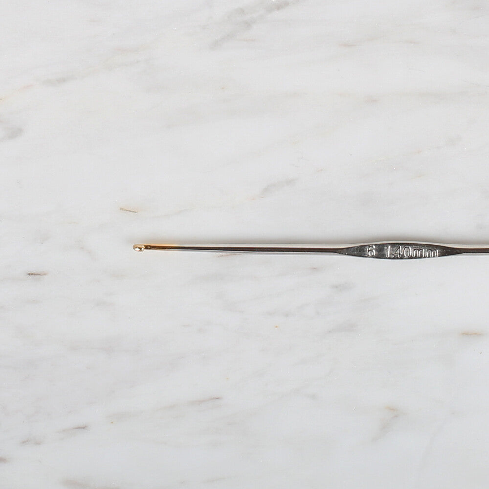 Yabalı Golden Tip Metal Handle No. 6 1.4mm Crochet Hook