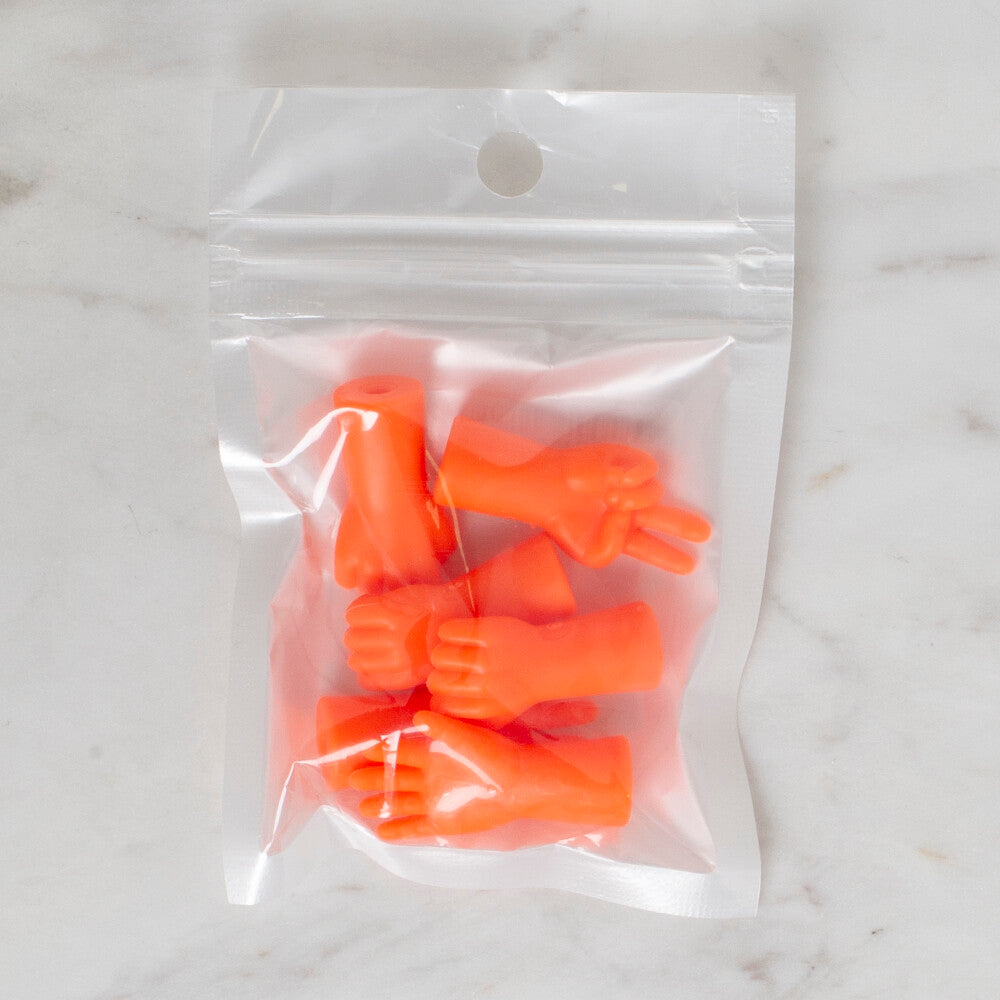 Loren Needle Point Protector in 6, Neon Orange