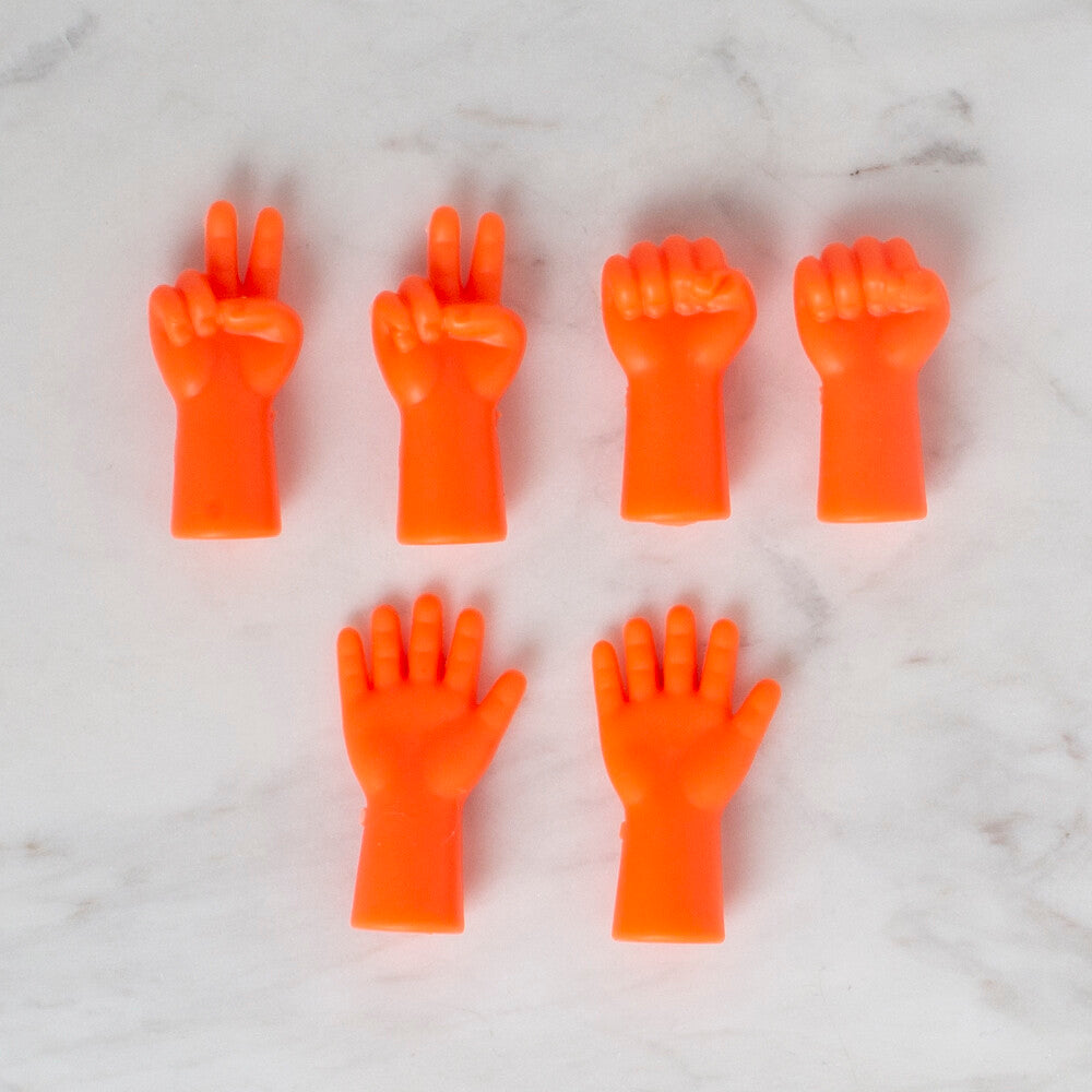 Loren Needle Point Protector in 6, Neon Orange