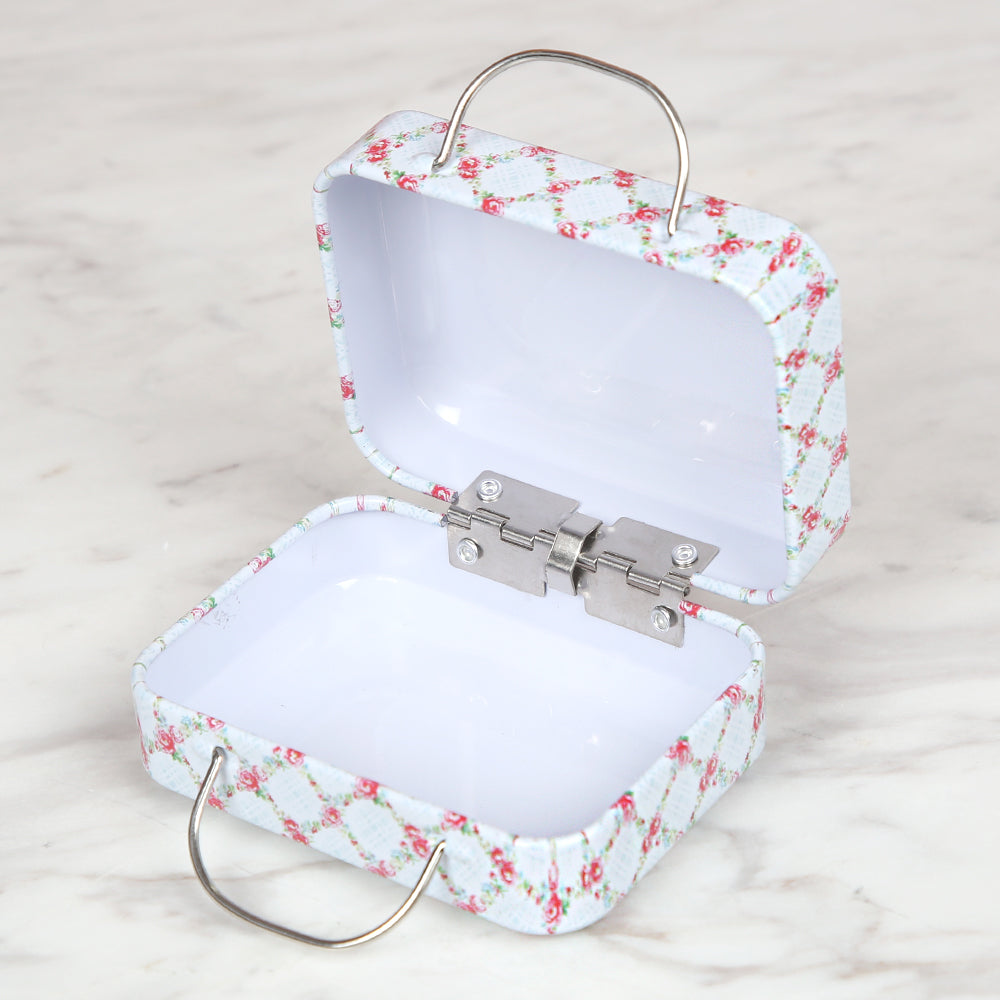 Nas Metal Storage Box Bag - White