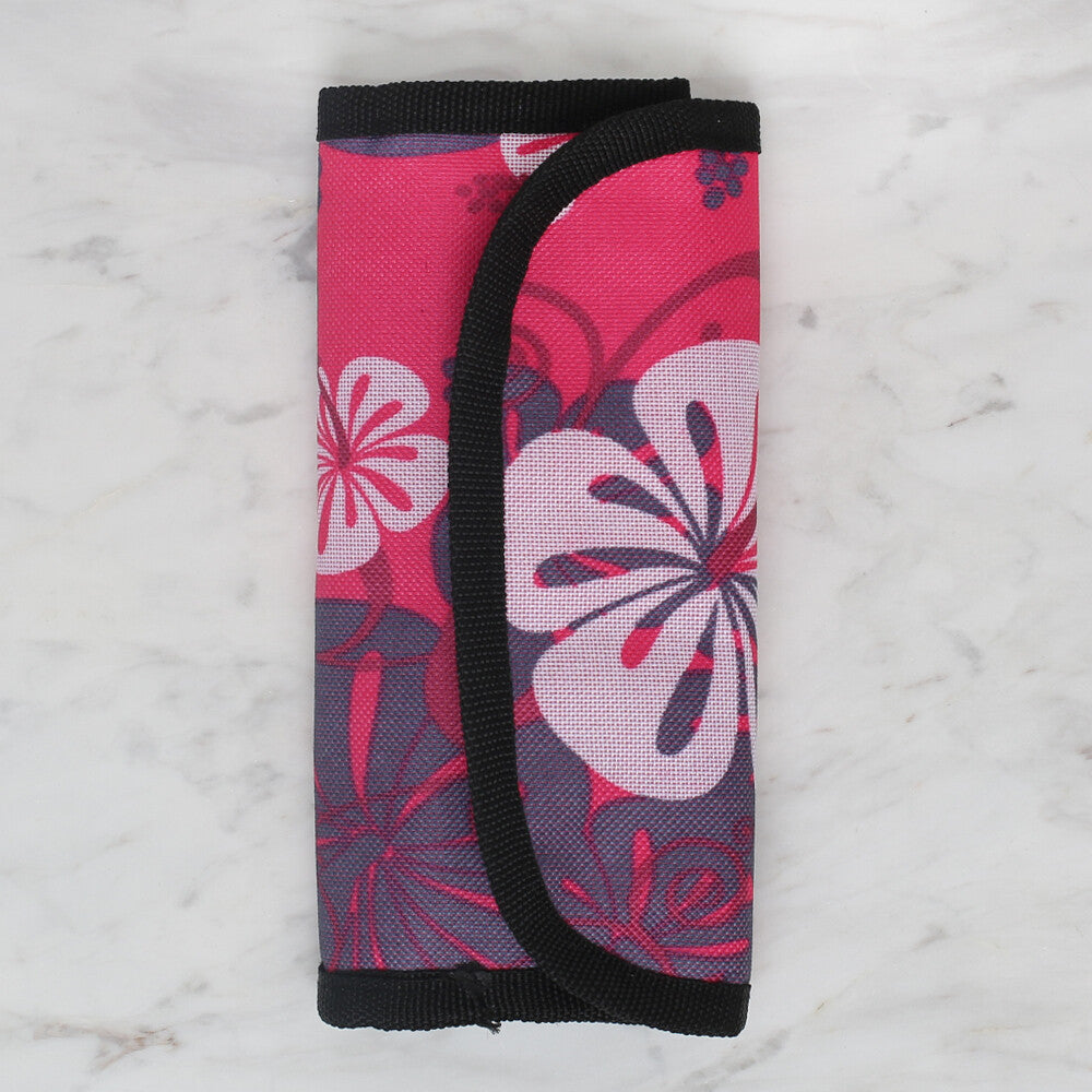 Loren Zipped Flower Patterned Crochet Bag