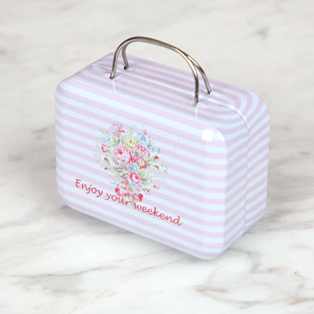 Nas Metal Storage Box Bag - White