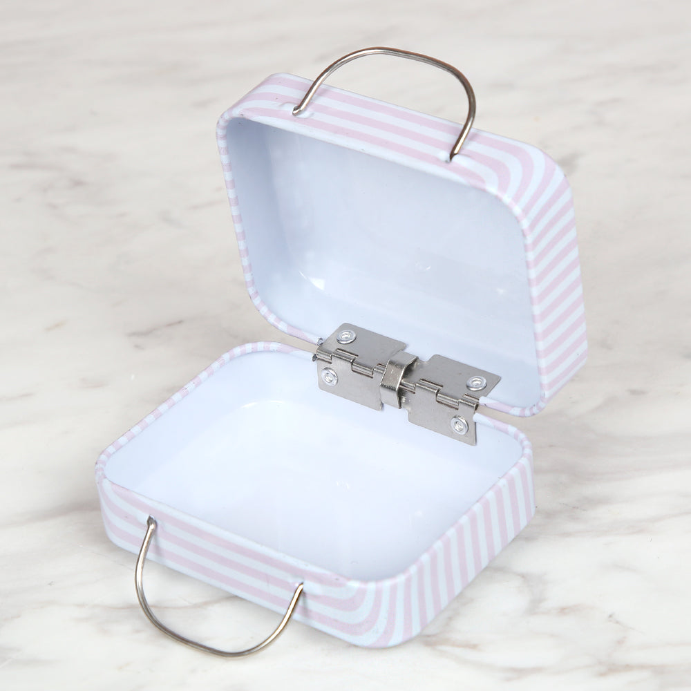 Nas Metal Storage Box Bag - White