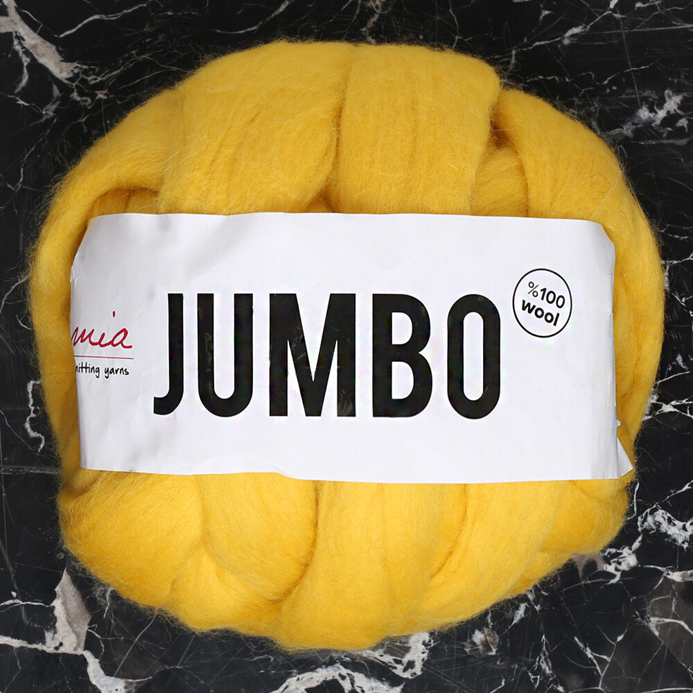 La Mia Jumbo Merino Wool, Yellow - J13