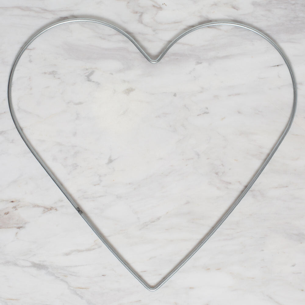 Loren Heart Shaped Metal Macrame Ring