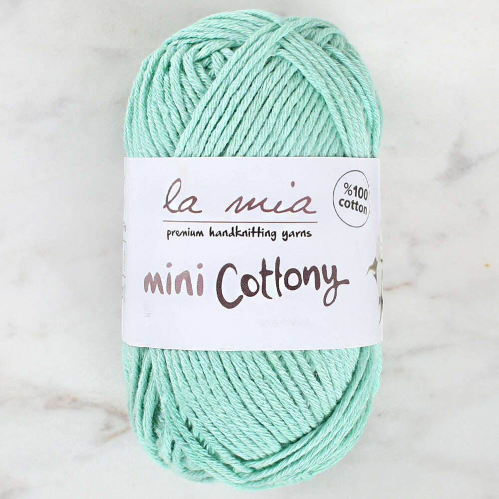 La Mia Mini Cottony 25 g Baby Yarn, Green - L012