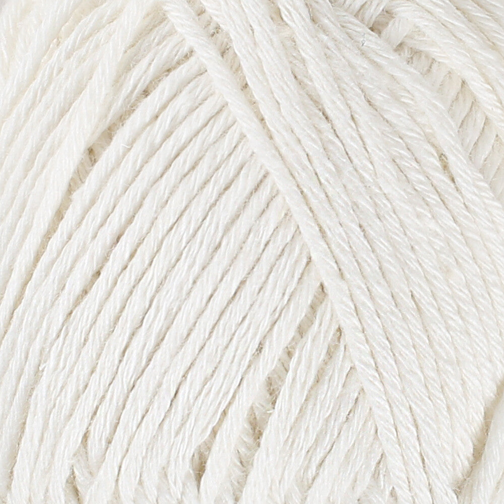 La Mia Mini Cottony 25 g Kırık Baby Yarn, White - L003