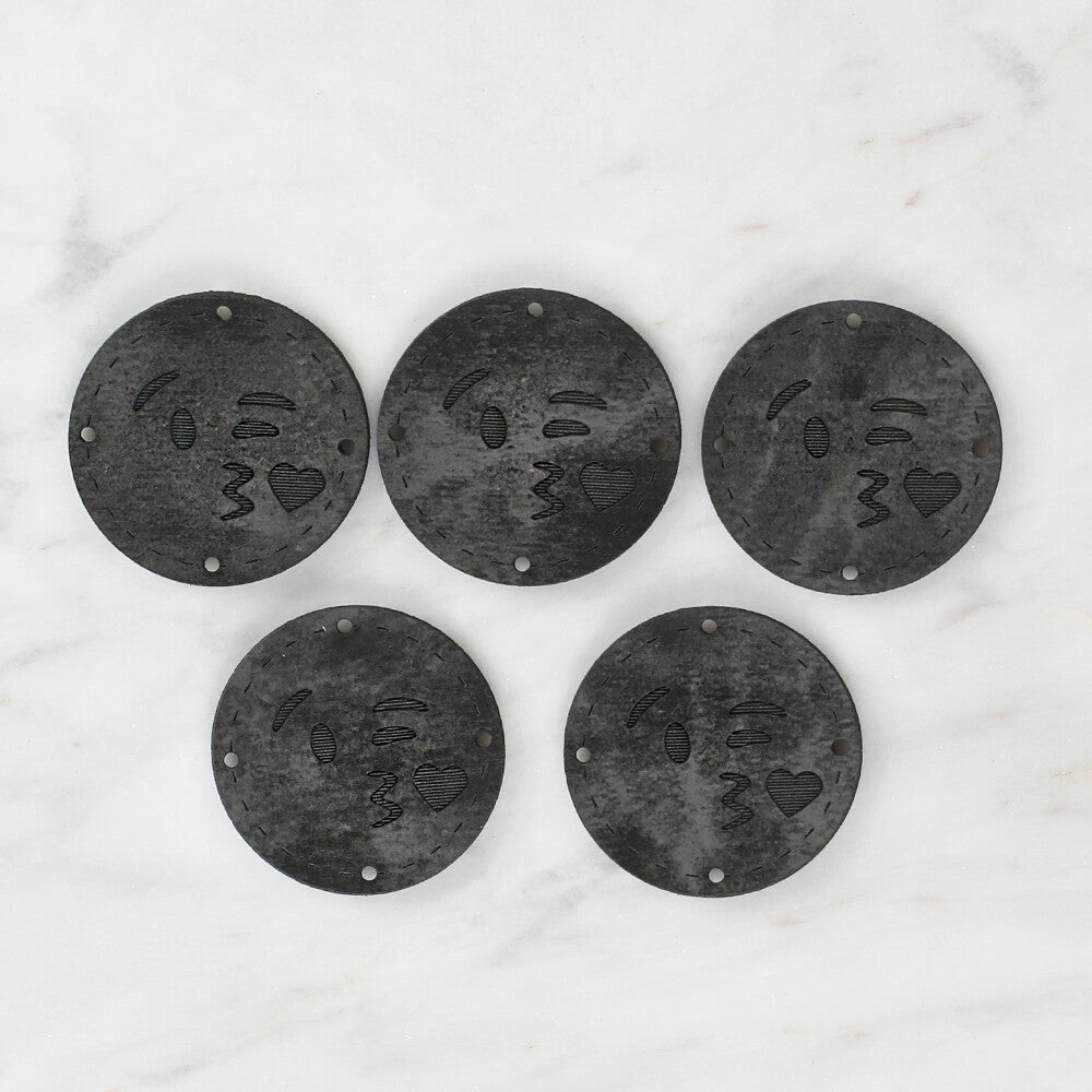 Loren Handmade Leather Button - 1509