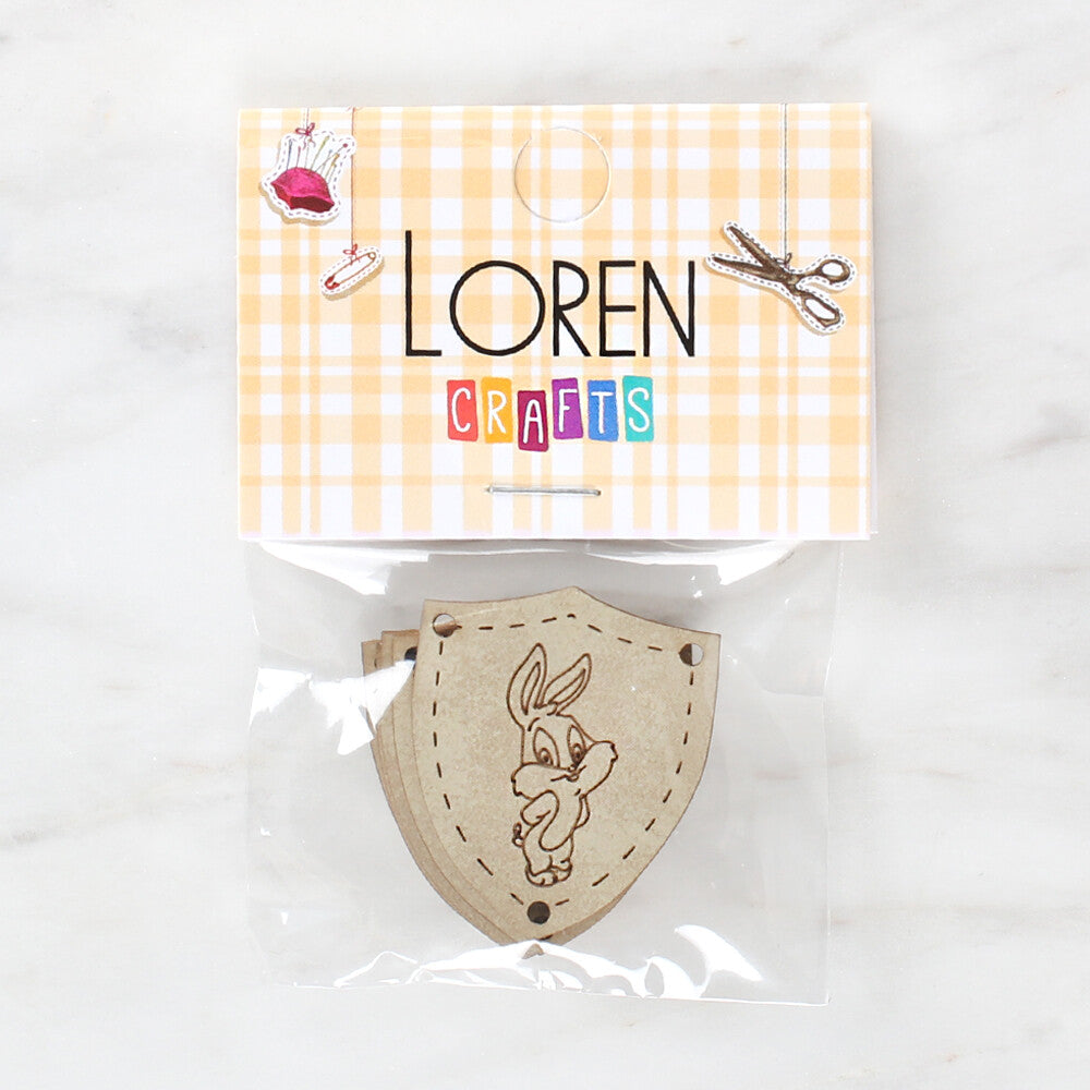 Loren Handmade Leather Button - 1521