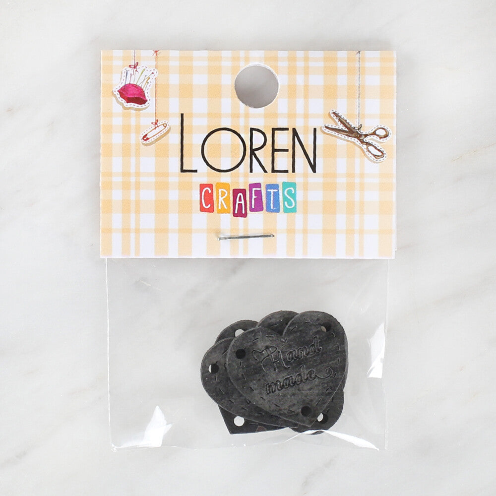 Loren Handmade Leather Button - 1536