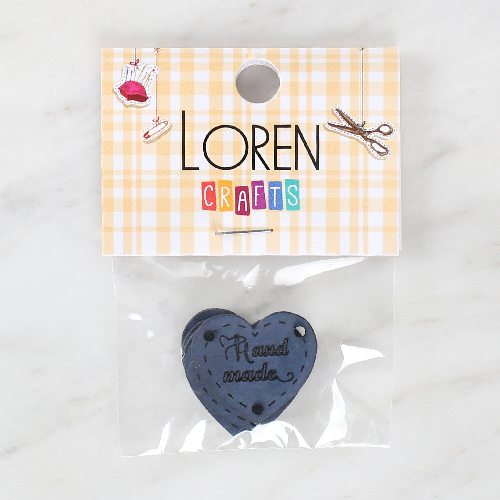 Loren Handmade Leather Button - 1537