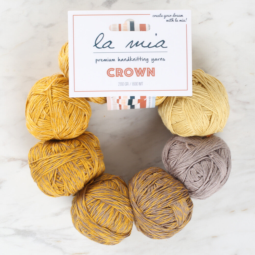 La Mia Crown Yarn, Mustard - L905
