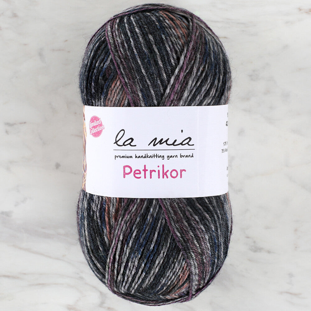La Mia Petrikor Socks Yarn, Variegated - L09