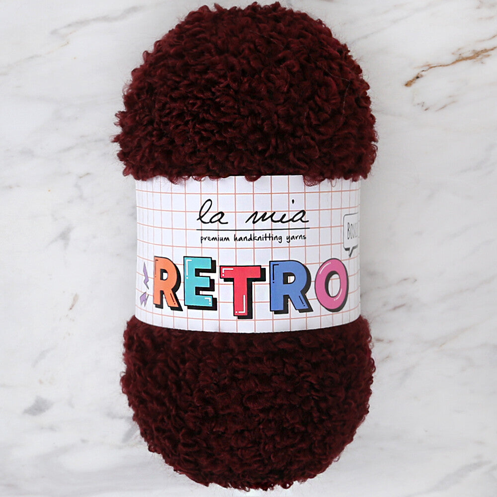 La Mia Retro Yarn, Dark Brown - LM3201
