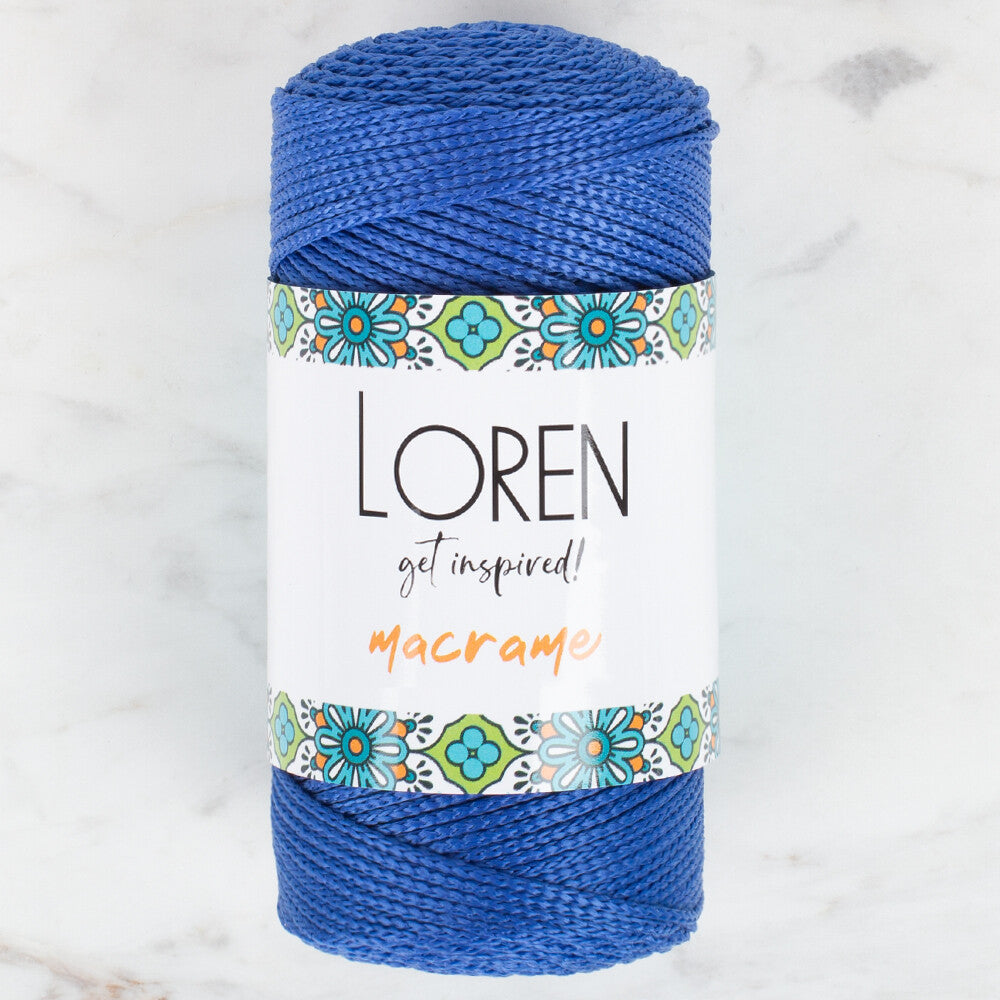 Loren Macrame Knitting Yarn, Saxe Blue - RM 0252
