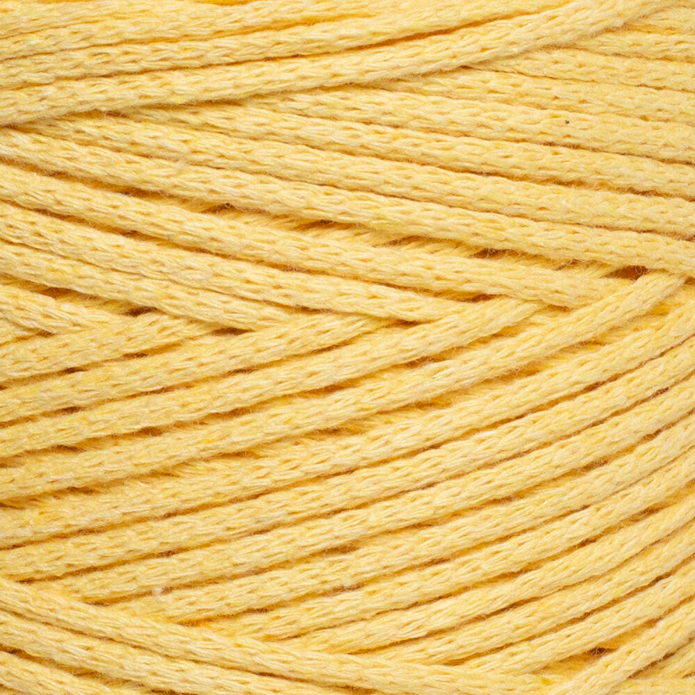 Loren Cotton Macrame Yarn, Yellow - R086