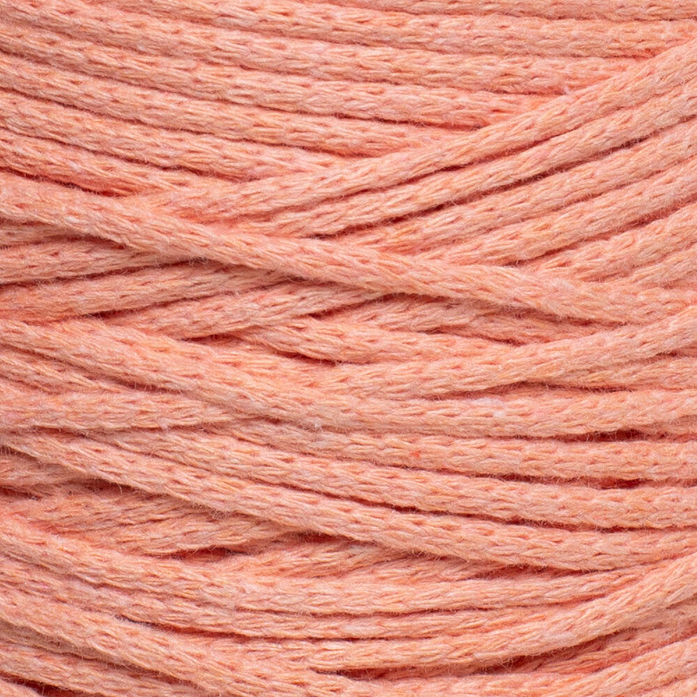 Loren Cotton Macrame Yarn, Pinkish Orange - R097