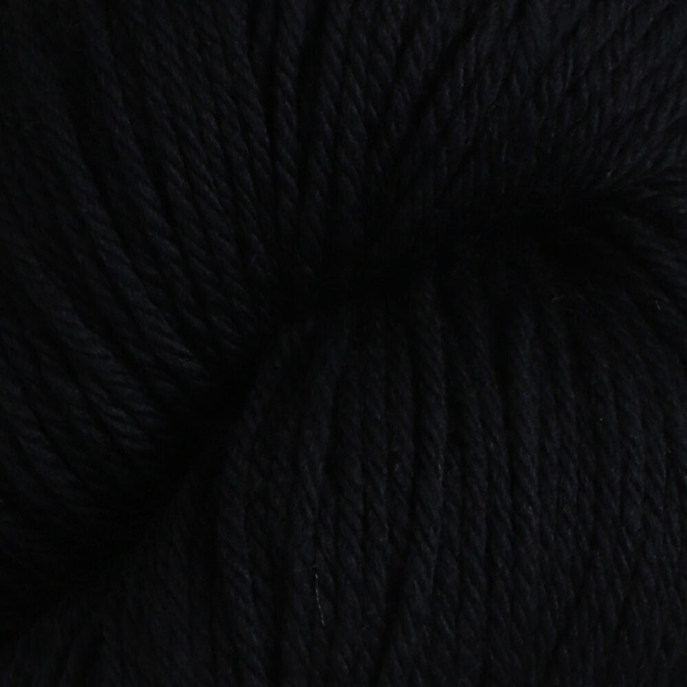 La Mia Natural Wool Knitting Yarn, Black - L815