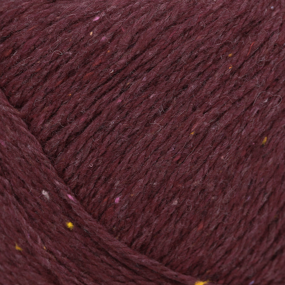 La Mia Re-Tweed Melange Yarn, Claret - L189