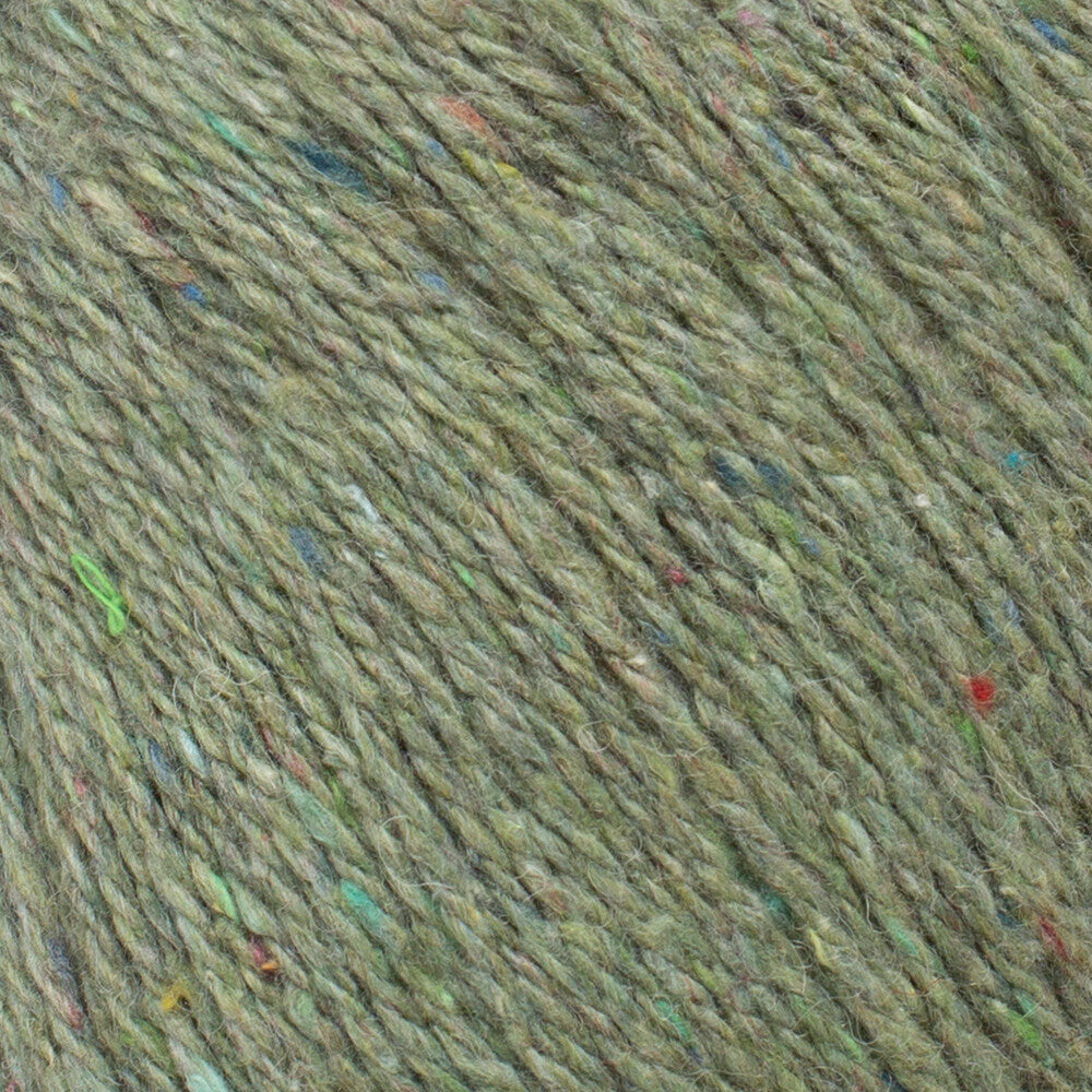 La Mia Re-Tweed Melange Yarn, Green - L173