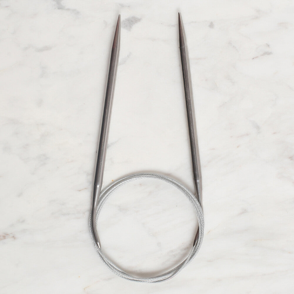 Loren Crafts 6mm 100 cm Steel Circular Knitting Needles