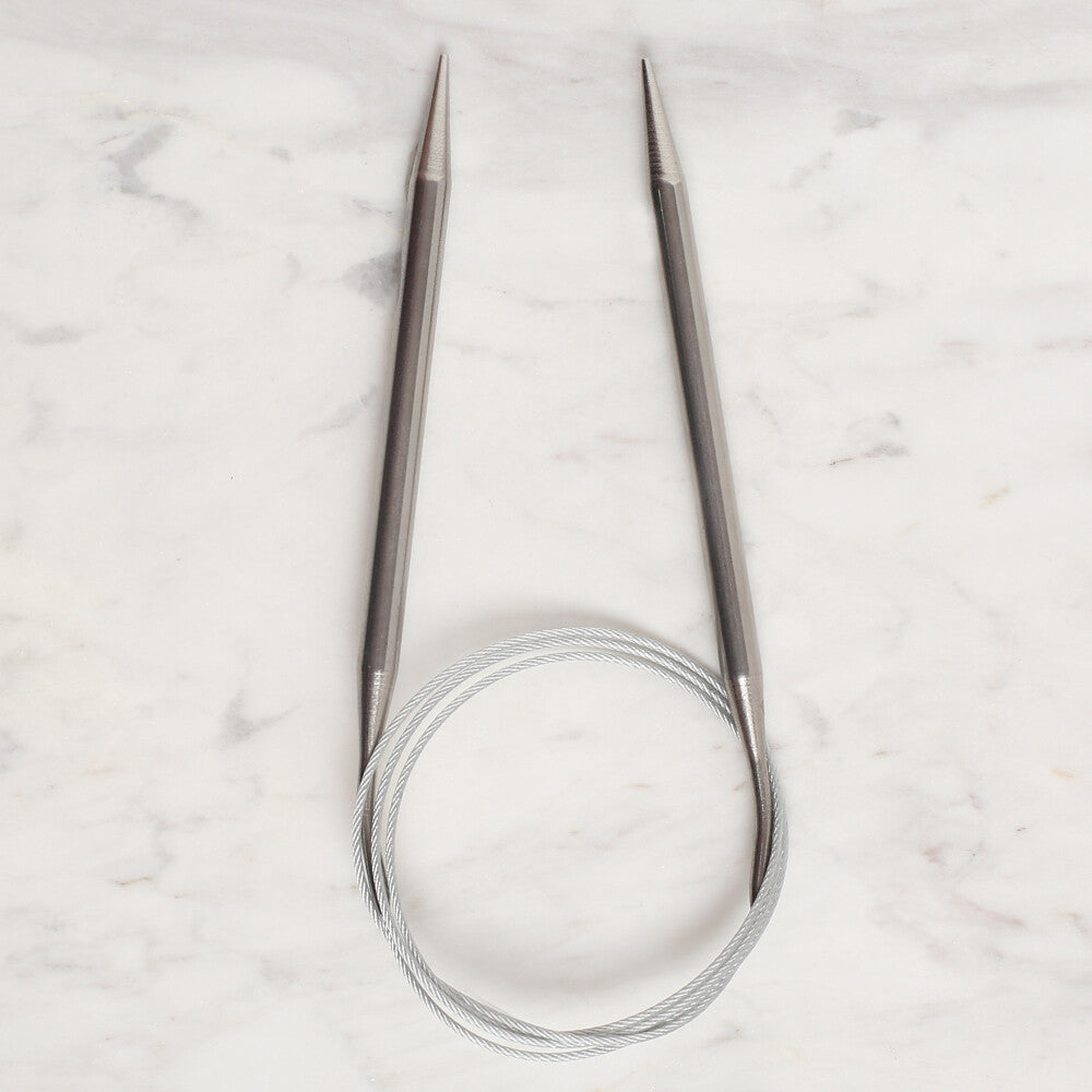 Loren Crafts 7mm 100 cm Steel Circular Knitting Needles