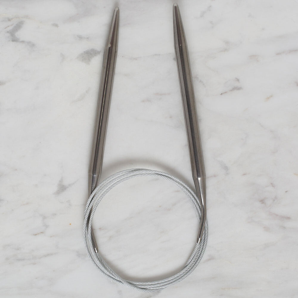 Loren Crafts 8mm 100 cm Steel Circular Knitting Needles