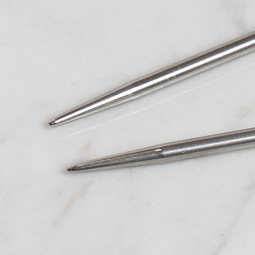 Loren Crafts 3mm 40 cm Steel Circular Knitting Needle