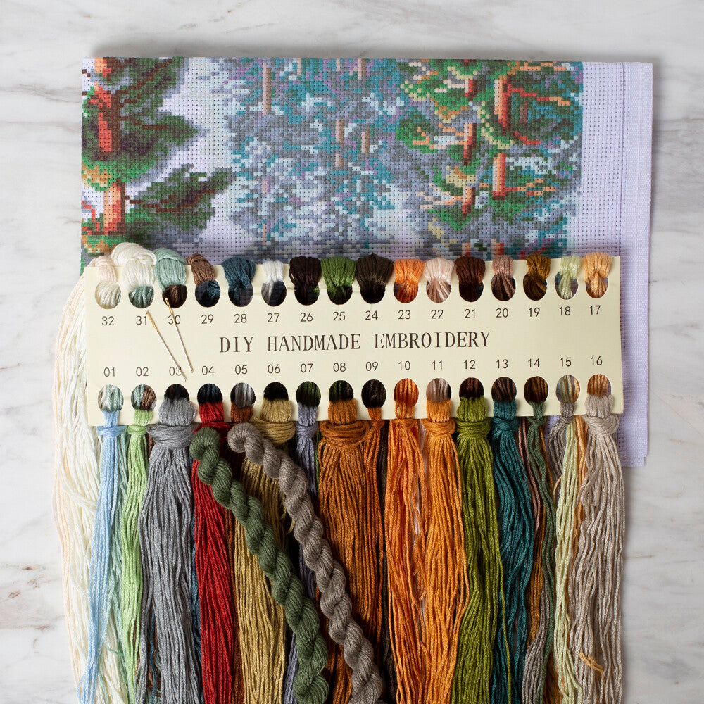 DIY Handmade Embroidery Set 40x50 cm - 0137