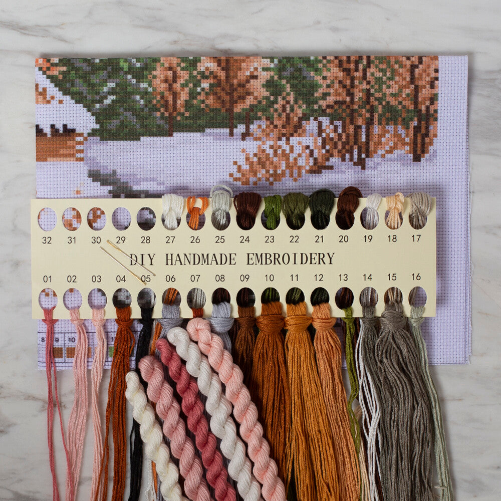 DIY Handmade Embroidery Set 40x50 cm - 0270