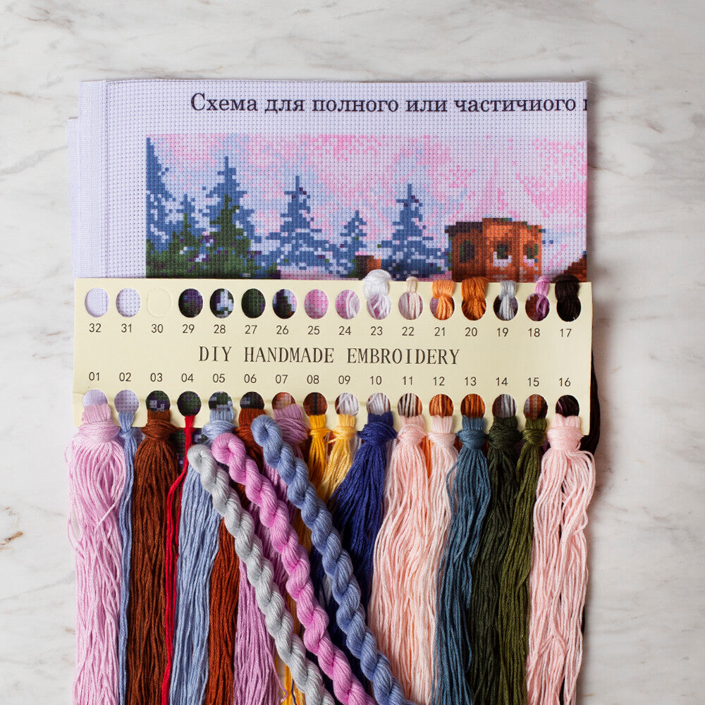 DIY Handmade Embroidery Set 40x50 cm - 0243