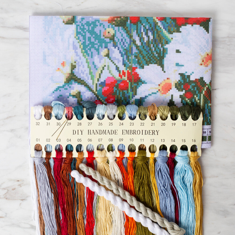 DIY Handmade Embroidery Set 40x50 cm - 0256