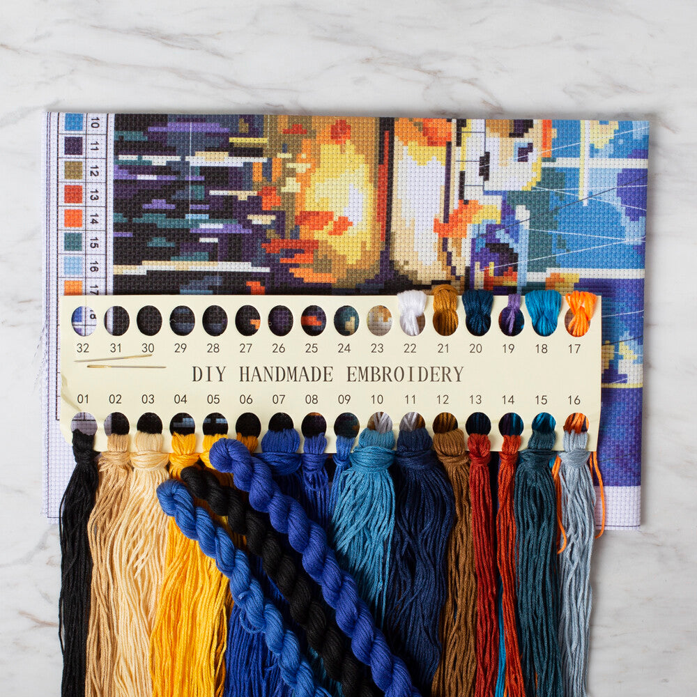 DIY Handmade Embroidery Set 40x50 cm - 0400