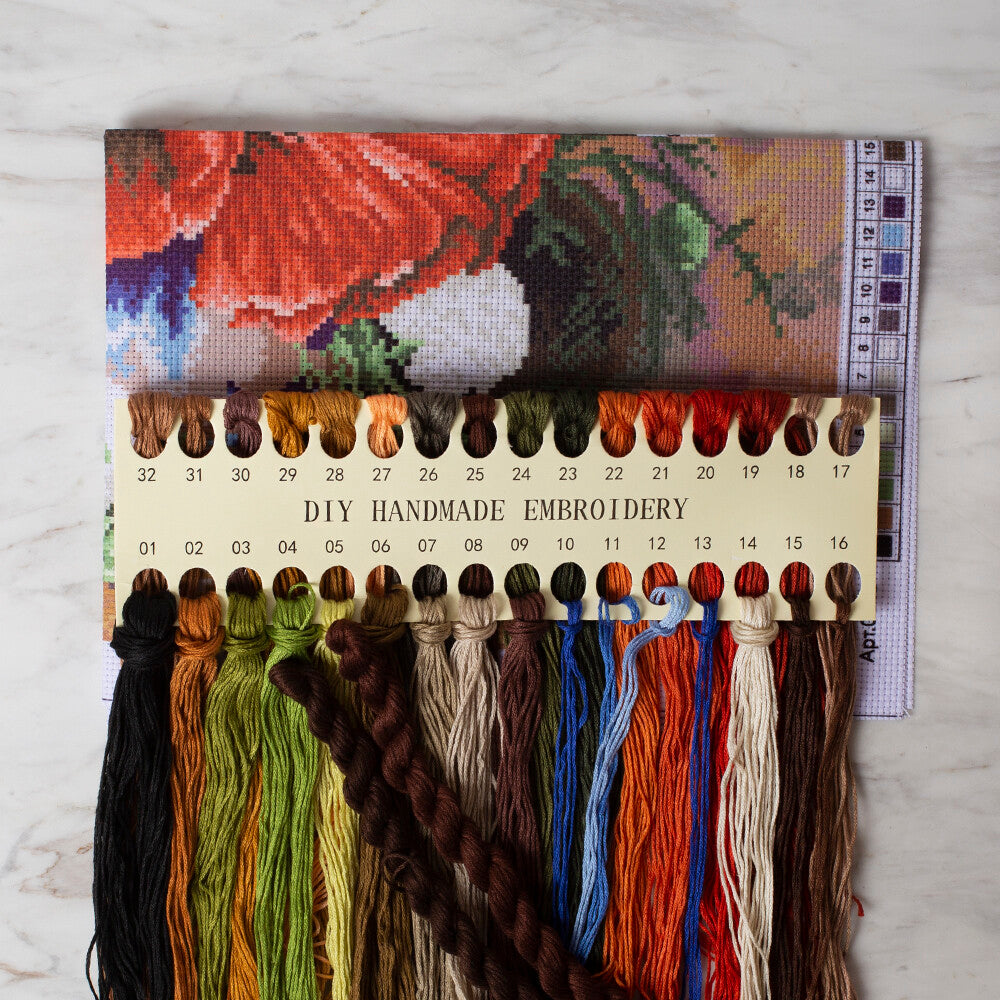 DIY Handmade Embroidery Set 40x50 cm - 0345