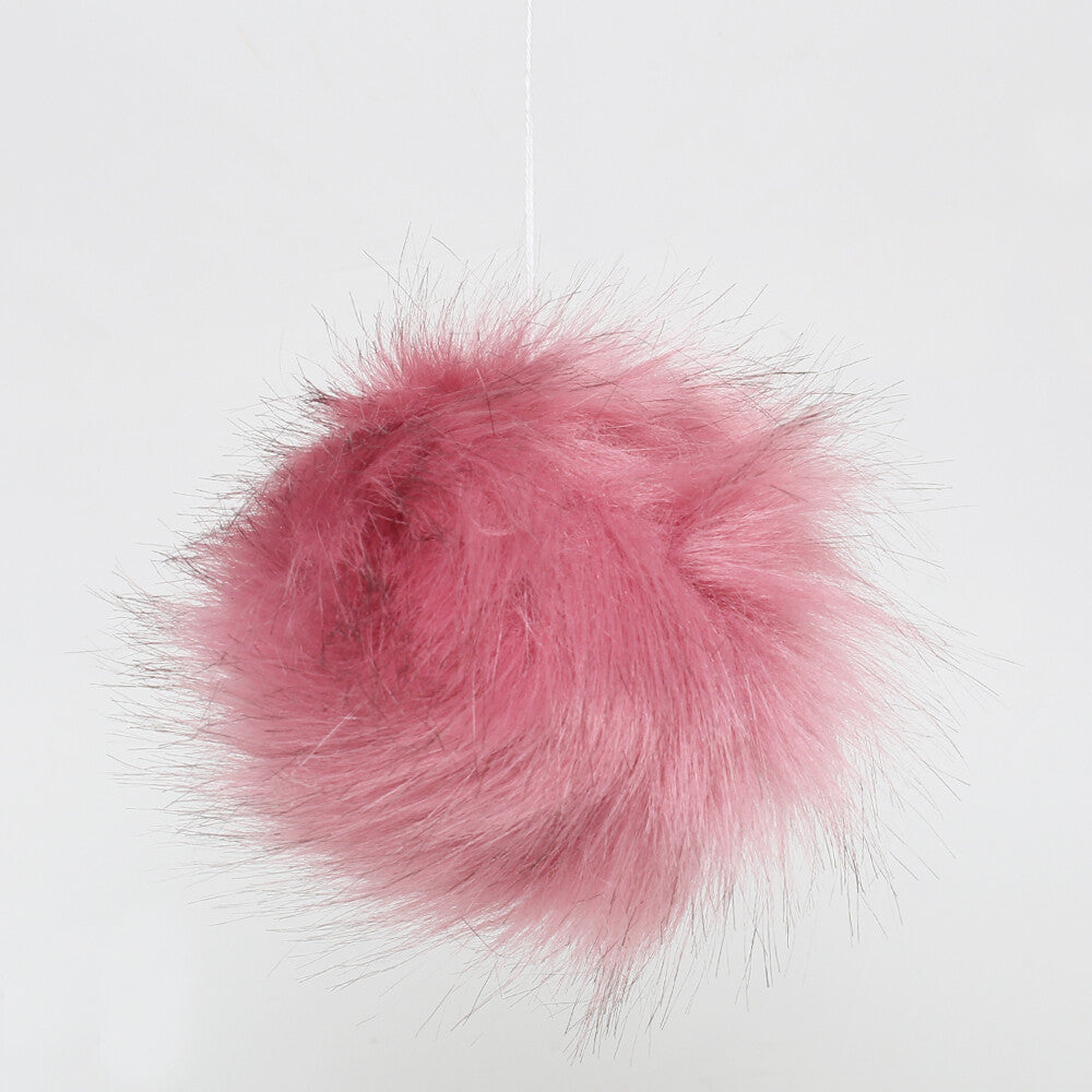 Loren Faux Pom Pom, Dusty Pink