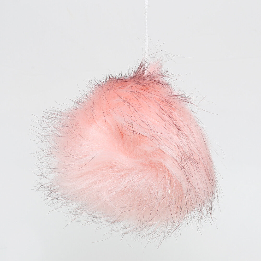 Loren Faux Pom Pom, Pink