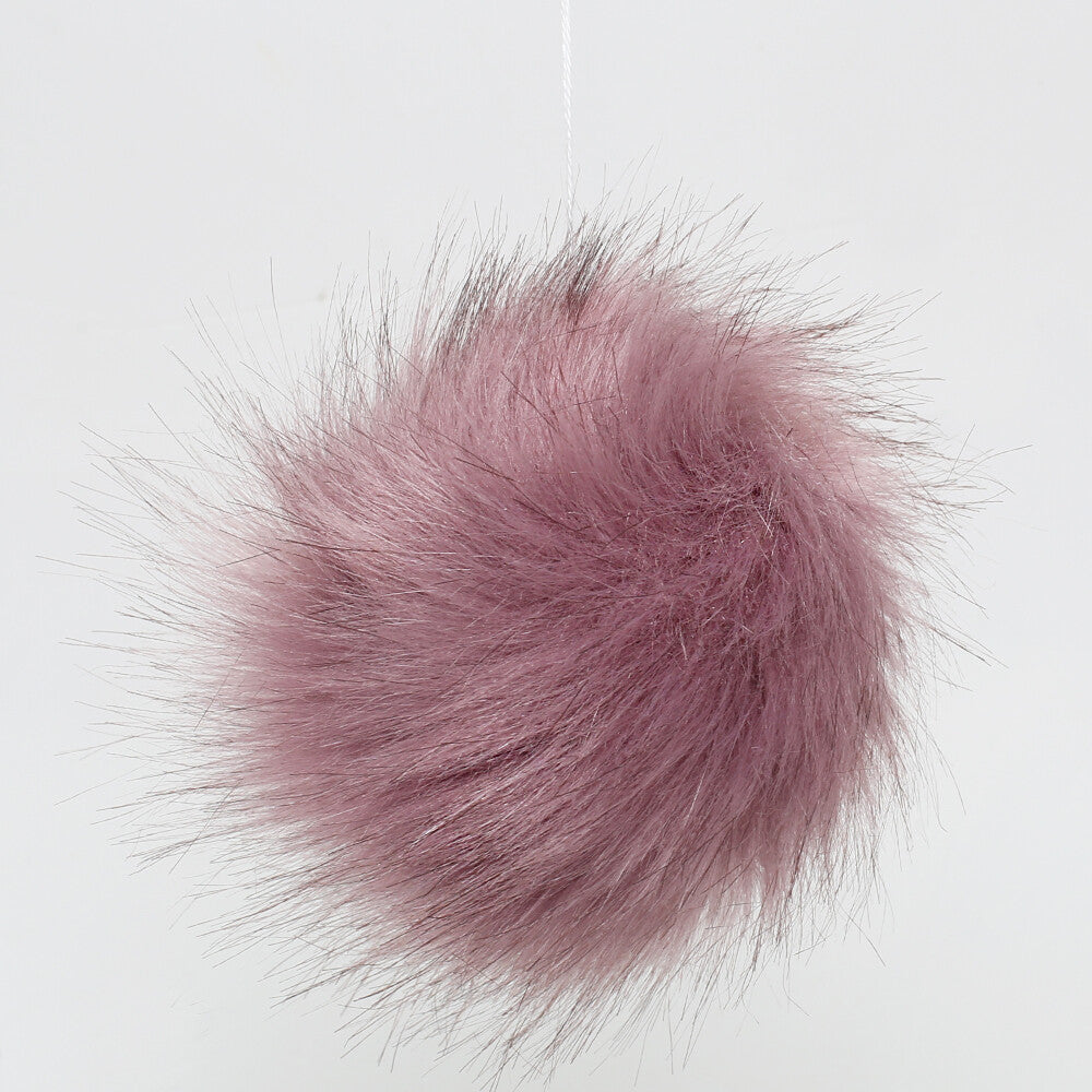 Loren Faux Pom Pom, Lilac