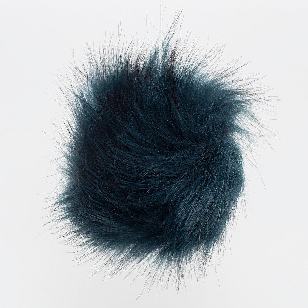 Loren Faux Pom Pom, Emrald Green